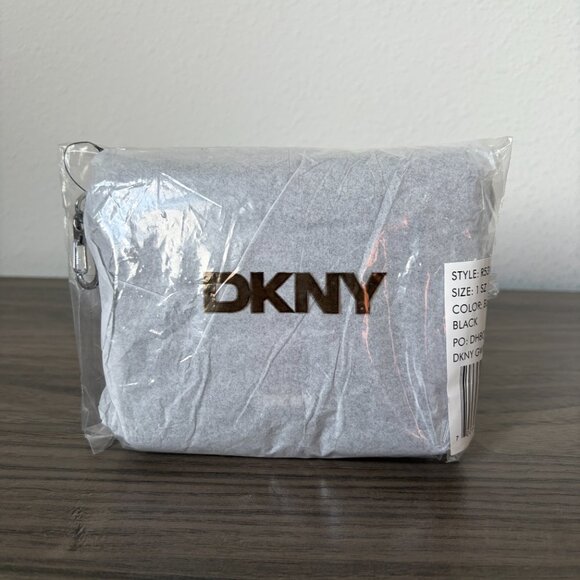 DKNY Nylon Small Zip Pouch - Picture 6 of 7
